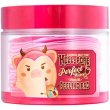 Elizavecca Milky Piggy Hell Pore Perfect Wine Sparkling Peeling Pad 30 подушечек в банке