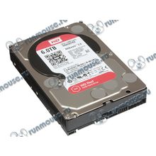 Жесткий диск 6000ГБ Western Digital "Red WD60EFRX", 64МБ (SATA III) (oem) [125850]