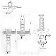 Розетка Ekotech Elettro D80