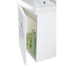 Dreja Тумба с раковиной Door 60 белая