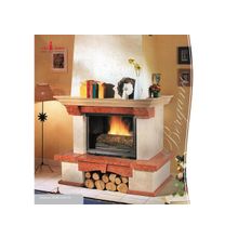 Пристенная облицовка (камин)  Bella Italia Bergamo (Белла Италия Бергамо, каминокомплект с топкой)