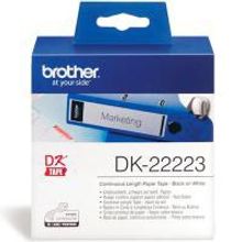 BROTHER DK22223 белая неразрезанная бумажная лента для наклеек (50 мм x 30,48 метров)