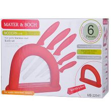 22541 Набор ножей 5пр сил руч + подставка МВ (х6)