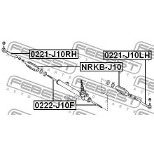 Пыльник Рулевой Рейки Nissan Qashqai J10e 2006.12-2013.12 [El] Febest арт. NRKBJ10