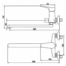 Смеситель Bravat Eco F00414C