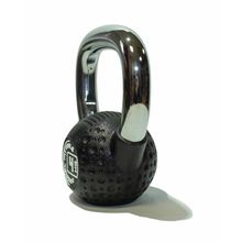 Original FitTools Гиря 4 кг с хромированной ручкой полиуретановая (CPU) OFT FT-KB-CPU-4