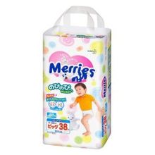 Трусики-подгузники Merries XL (12-22 кг), 38 шт