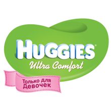 Huggies Ultra Comfort 3 (5-9 кг) для девочек 21 шт
