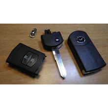 Корпус выкидного ключа для Мазда, 2 кнопки, оригинальный стиль (km010)