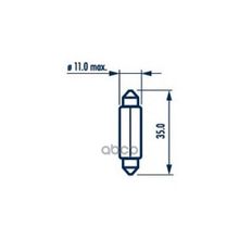 Лампа C5w 24v Sv8,5 T11x35 C5w 24v Sv8,5 T11x35 Narva арт. 17136