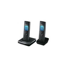 Panasonic kx-tg8552rub dect (черный 2 трубки)