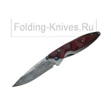 Нож складной Mcusta MC-0072D (утренний туман) с обкладками из дамасской стали