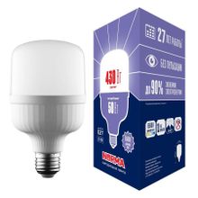 Volpe Лампа LED сверхмощная Volpe E27 50W 6500K матовая LED-M80-50W 6500K E27 FR NR UL-00006792 ID - 235693