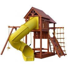 Игровая площадка Playgarden SkyFort Tube с горкой и трубой