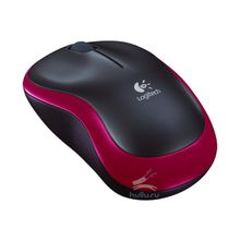 Logitech Wireless M185 dark red  (910-002240)