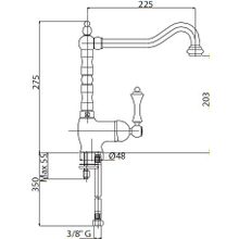 Смеситель для кухни CEZARES MARGOT-LLM2 MARGOT-LLM2-03 24-M