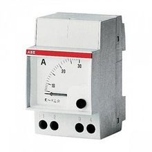 Амперметр щитовой ABB AMT 0.1А DC, аналоговый, кл.т. 1,5 |  код. 2CSM410340R1001 |  ABB