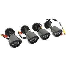 Видеокамера KGUARD    HW212BPK4    4 Day&Night Indoor   Outdoor CCTV Camera Kit (600TVL, CCD, Color, PAL, F=3.6, 2LED, влагозащита)