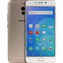 Смартфон Meizu M6 Note    M721H-16Gb    Gold (2GHz, 3Gb, 5.5"1920x1080 IPS, 4G+WiFi+BT, 16Gb+microSD, 12+5Mpx)