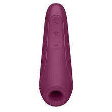 Бордовый вакуум-волновой стимулятор Satisfyer Curvy 1+ (бордовый)