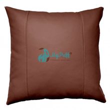 MyPuff Декоративная подушка, из экокожи, цв. Шоколадный: pil_174