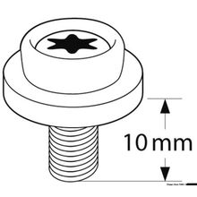 Osculati Bottoni universali CAF-COMPO grigio filetto metric, 10.503.31