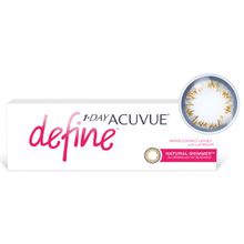 Контактные оттеночные однодневные  линзы 1-Day Acuvue Define Natural Shimmer (30 линз)