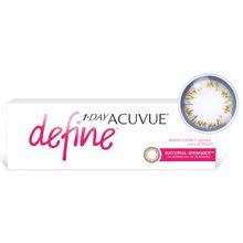 Контактные оттеночные однодневные  линзы 1-Day Acuvue Define Natural Shimmer (30 линз)