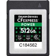 Карта памяти Delkin Devices Power CFexpress 512GB (DCFX1-512)