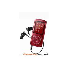 Плеер Sony NWZ-E464 R 8GB, экран 2, FM-радио, наушники EX-серии, красный