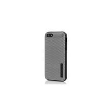 Чехол incipio для iphone 5 dual pro cf silver black silicone