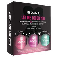 System JO Подарочный набор массажных масел DONA Let me touch you