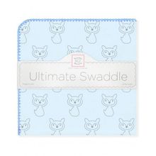 SwaddleDesigns Ultimate Gray Fox голубая