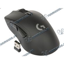 Оптическая мышь Logitech "G703" 910-005093, беспров., 5кн.+скр., черный (USB) (ret) [141602]