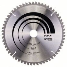 Bosch Пильный диск Optiline Wood 254х30 60 по дереву (2608640436 , 2.608.640.436)
