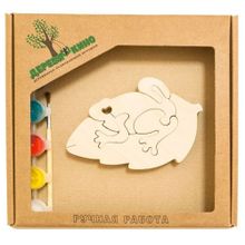 Развивающая игрушка Жабка на листке с красками, 3+