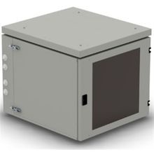 NT WALLBOX IP55 plus 9-66 G Шкаф 19" настенный, пылевлагозащищенный, серый, 9U 600*660, дверь стекло-металл.