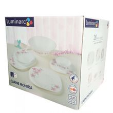 Столовый сервиз Luminarc CARINA MONERA 26 предметов 6 персон J9950 ОАЭ