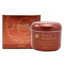 Jigott Snail Repairing Cream Крем восстанавливающий с муцином улитки, 100 мл