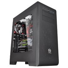 thermaltake (thermaltake case core v41, black, window, w o psu, atx) ca-1c7-00m1wn-00