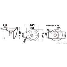 Osculati Slim electric toilet 24 V, 50.214.24