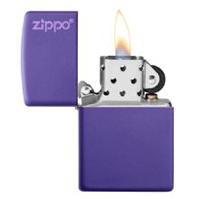 Зажигалка Zippo Purple Matte Logo