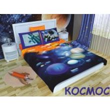 Постельное белье из сатина Космос Евро NEWTONE 82479