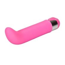 Розовый вибратор Silicone G для стимуляции G-точки - 12 см. (141047)