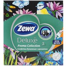 Zewa Deluxe Aroma Collection 60 салфеток в пачке
