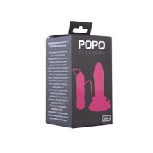 POPO Pleasure Розовая вибровтулка средних размеров POPO Pleasure - 13 см. (розовый)