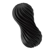 Мастурбатор FLEX Rocky Black с плотным рельефом (82637)