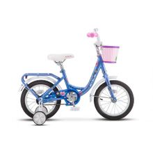 Детский велосипед STELS Flyte Lady 14 Z011 голубой 9,5" рама