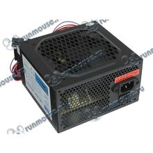 Блок питания 500Вт Navan "NKS-500W" ATX12V V2.3 (20 24+4 8+6pin, вентилятор d120мм) + кабель питания EURO (1.2м) (oem) [134069]