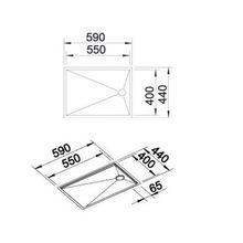 BLANCO ZEROX 550-T-IF N